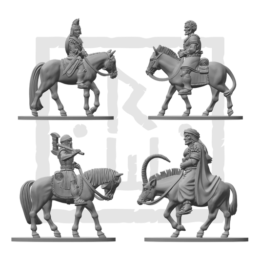 Digital Mounted Adventurers STL Bundle
